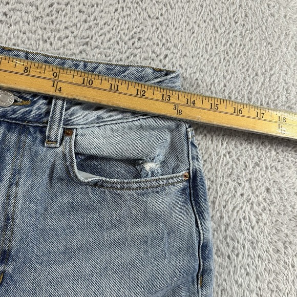 Pacsun Jeans‎ Womens 27 90s Boyfriend Retro Wide Leg Distress High Rise - Picture 8 of 11